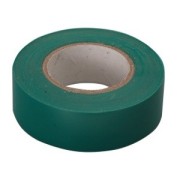 Изолента ПВХ, 15 мм х 10 м, зеленая Сибртех