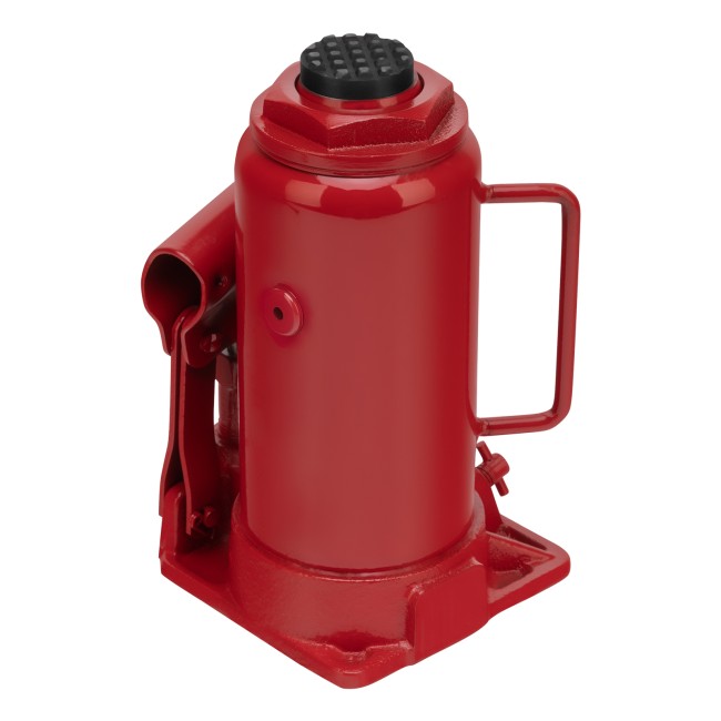 Домкрат гидравлический бутылочный 16 т, h подъема 205-400 мм Sparta Compact Домкрат гидравлический бутылочный 16 т, h подъема 205-400 мм Sparta Compact