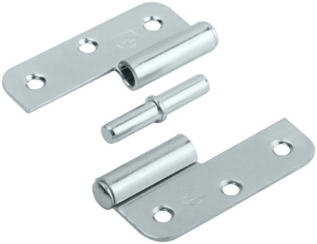 Петля накладная оцинкованная, тип "ПН", 70 мм, левая