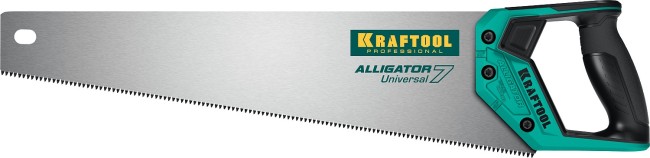KRAFTOOL Alligator Universal 7, 450 мм, универсальная ножовка (15004-45)