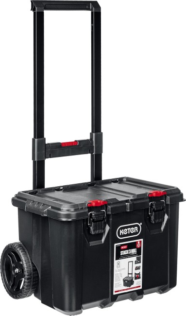 KETER STACKNROLL, 525 х 411 х 560 мм, (21″), пластиковый ящик-тележка на колесах (38397) KETER STACKNROLL, 525 х 411 х 560 мм, (21″), пластиковый ящик-тележка на колесах (38397)