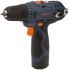 MAX-PRO Дрель-Шуруповерт аккумуляторная 12 В; 0-350/0-1300об/мин; 10мм; 26Нм; 2 батареи (Li-Ion) х1,3Ач; 17+1; 1ч.; регулировка оборотов; резиновые вс