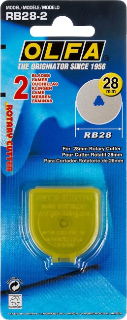 OLFA 28 мм, специальные круговые лезвия (OL-RB28-2) OLFA 28 мм, специальные круговые лезвия (OL-RB28-2)