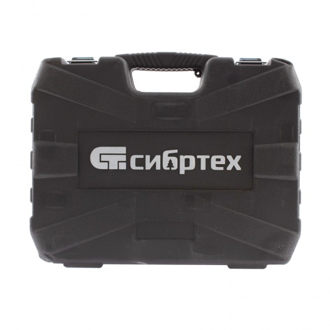 Набор инструмента, 1/2", 1/4", пластиковый кейс, 83 предмета Сибртех