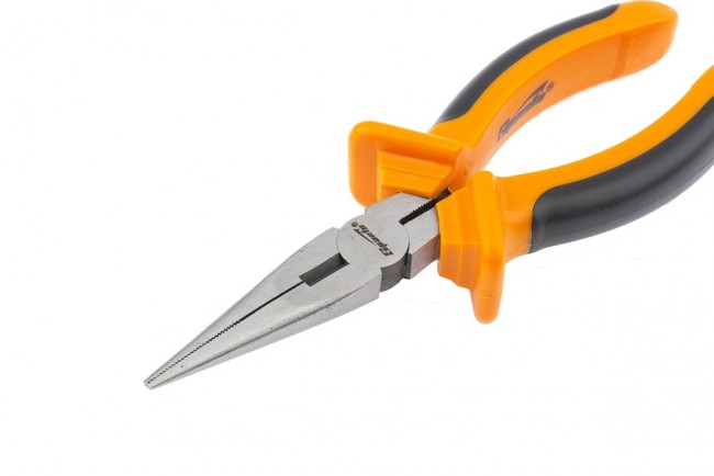 Длинногубцы прямые, Comfort, 200 мм, шлифованные, двухкомпонентные рукоятки Sparta Длинногубцы прямые, Comfort, 200 мм, шлифованные, двухкомпонентные рукоятки Sparta