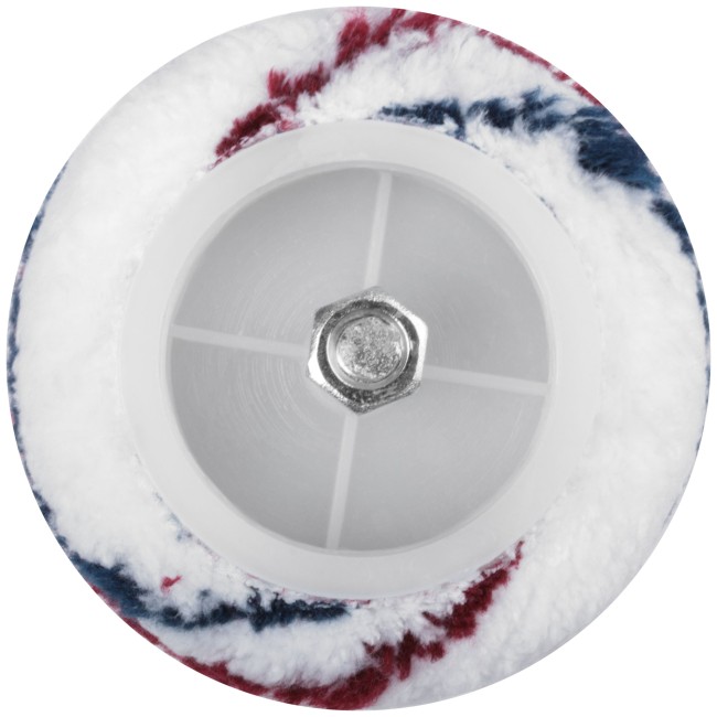 Валик микроволокно, белый с красной и синей полосками, диам. 40/63 мм; ворс 12 мм, 230 мм