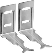 ЗУБР кронштейн для радиаторов угловой оцинкованный, 2 шт (311226)