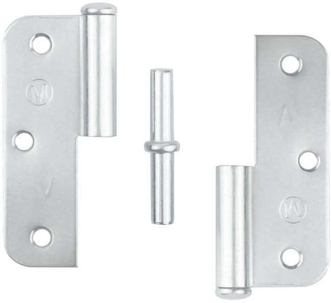 Петля накладная оцинкованная, тип "ПН", 85 мм, левая