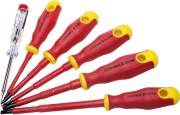 STAYER Electro, 6 предм., набор диэлектрических отверток, Professional (25145-H6) STAYER Electro, 6 предм., набор диэлектрических отверток, Professional (25145-H6)