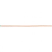 Черенок деревянный, 25 х 1200 мм, высший сорт, пластиковая резьба (подходит для метел, щеток), Россия