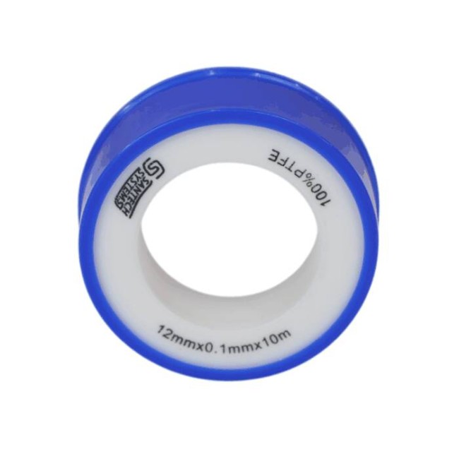 Лента ФУМ PTFE катушка 12ммх0,1ммх10м вода FU10 SantechSystems