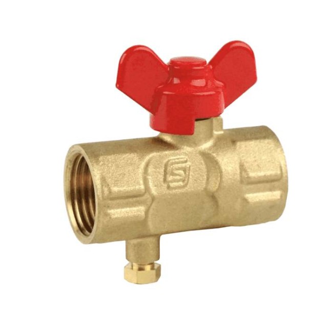 "Кран д/ман шар лат 11б27п(м)1 G1/2""-М20х1,5 Ру16 м/м баб крМ SantechSystems"