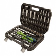 Набор инструментов 94 предмета, CrV, 1/2", 1/4" Сибртех Набор инструментов 94 предмета, CrV, 1/2", 1/4" Сибртех