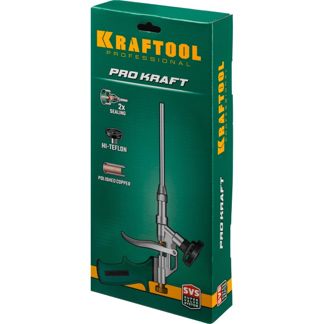 KRAFTOOL ProKraft, тефлоновый пистолет для монтажной пены (0685_z04) KRAFTOOL ProKraft, тефлоновый пистолет для монтажной пены (0685_z04)