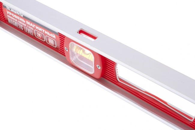 Уровень магнитный, 600 мм, 3 глазка Matrix