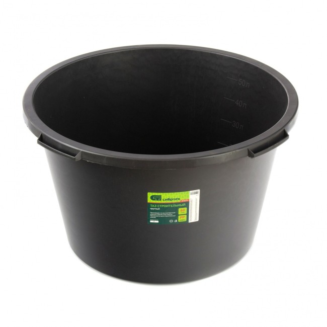 Таз круглый строительный, 60 л Россия Сибртех Таз круглый строительный, 60 л Россия Сибртех
