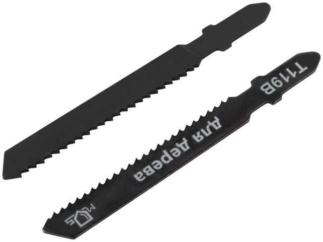 Полотна для эл. лобзика, Т119В, по дереву, HCS, 75 мм,  2 шт.