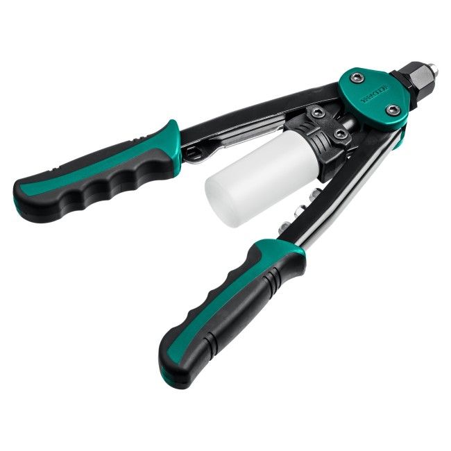 KRAFTOOL MaxKraft-64, 3.2 - 6.4 мм, 320 мм, регулировка усилия, компактный двуручный заклепочник (31160)