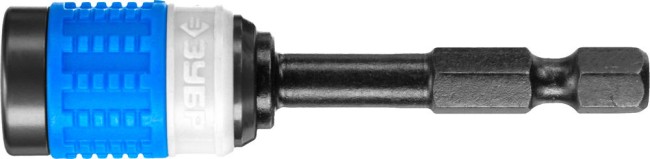 ЗУБР 60 мм, ударный адаптер для бит с мех. фиксатором, Профессионал (26815-60) ЗУБР 60 мм, ударный адаптер для бит с мех. фиксатором, Профессионал (26815-60)