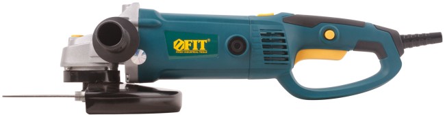 Шлифмашина угловая 2200 Вт; 6000 об/мин; КлК 230 мм; тяж.; б/с щеток; рез.накл.; плав.пуск; повор.; короб.