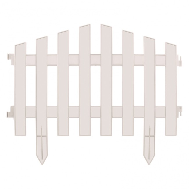 Забор декоративный "Марокко", 28 х 300 см, белый, Россия, Palisad