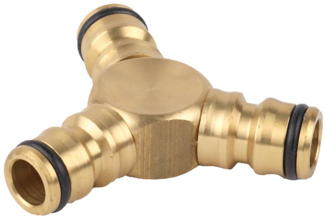 RACO PROFI, (соединитель - соединитель - соединитель), из латуни, штуцерный тройник (4246-55028B)