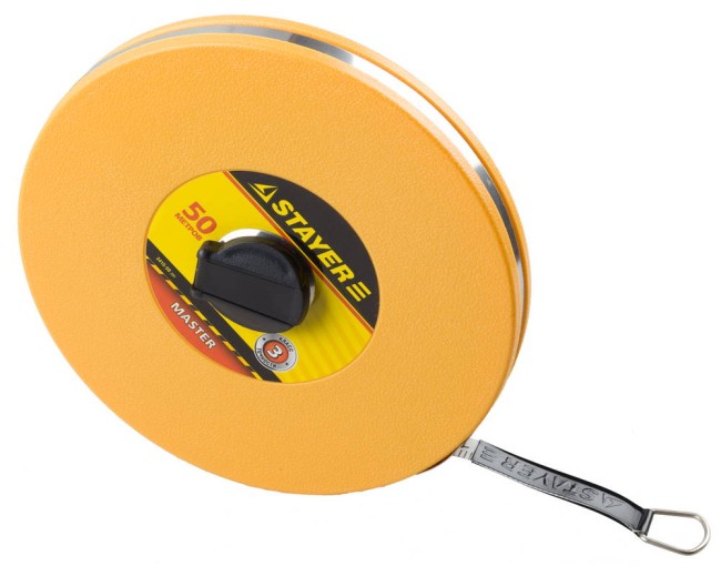 STAYER 50 м, фиберглассовая мерная лента (3415-50) STAYER 50 м, фиберглассовая мерная лента (3415-50)