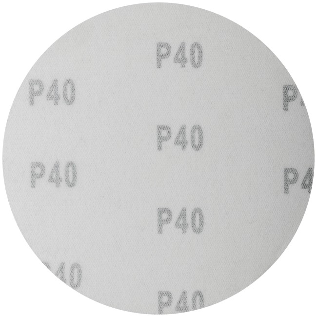 Круги шлифовальные сплошные (липучка), алюминий-оксидные, 125 мм, 5 шт.  Р 40