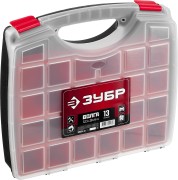 ЗУБР ВОЛГА-13, 325 х 280 х 60 мм, пластиковый органайзер с 13 съемными лотками (38034-13) ЗУБР ВОЛГА-13, 325 х 280 х 60 мм, пластиковый органайзер с 13 съемными лотками (38034-13)