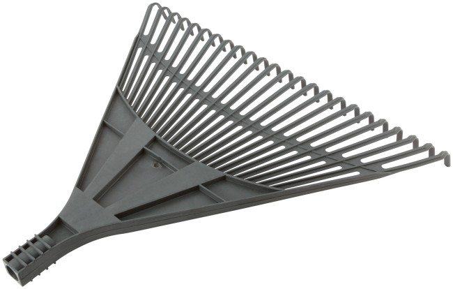Грабли веерные пластиковые большие, 24 зуба, 610х540 мм, без черенка
