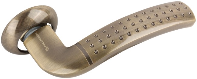 Ручка дверная, модель "Бруно-М", старая бронза