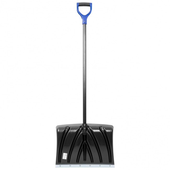 Лопата для уборки снега пластиковая, 460 х 335 х 1300 мм, металлопластиковый черенок, Palisad