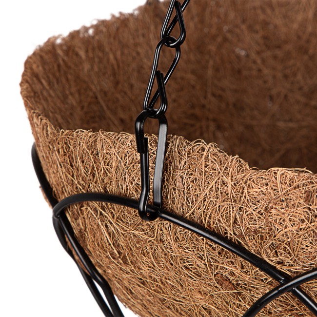 Подвесное кашпо, 25 см, с кокосовой корзиной Palisad Подвесное кашпо, 25 см, с кокосовой корзиной Palisad