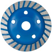 Диск алмазный шлифовальный, посадочный диаметр 22,2 мм,"Турбо" узкие сегменты 125 мм Диск алмазный шлифовальный, посадочный диаметр 22,2 мм,"Турбо" узкие сегменты 125 мм