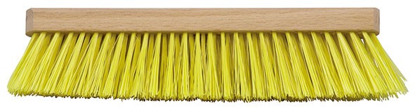 Щетка для пола деревянная овальная (тротуарная), 6-ти рядная, 275 мм