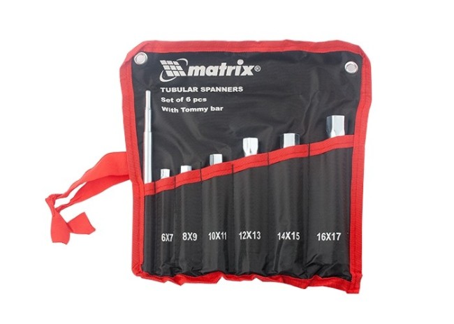 Набор ключей трубчатых торцевых 7 предметов Matrix