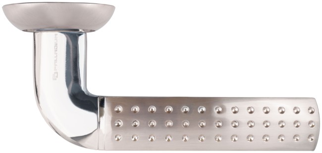 Ручка дверная, модель "Бруно-М", никель/хром