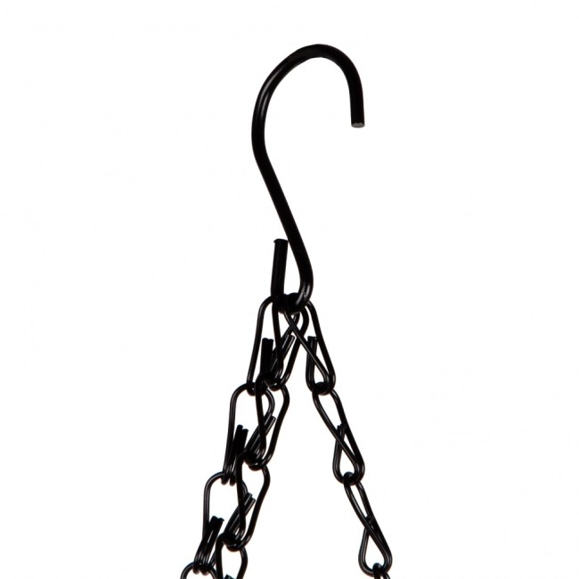 Подвесное кашпо с орнаментом, 25 см, с кокосовой корзиной Palisad Подвесное кашпо с орнаментом, 25 см, с кокосовой корзиной Palisad