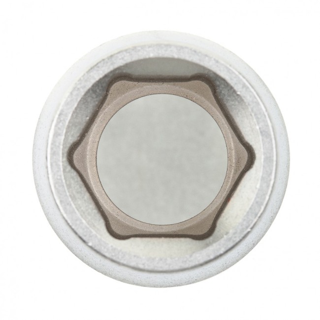 Головка торцевая, 13 мм, шестигранная, CrV, под квадрат 1/2, хромированная Matrix