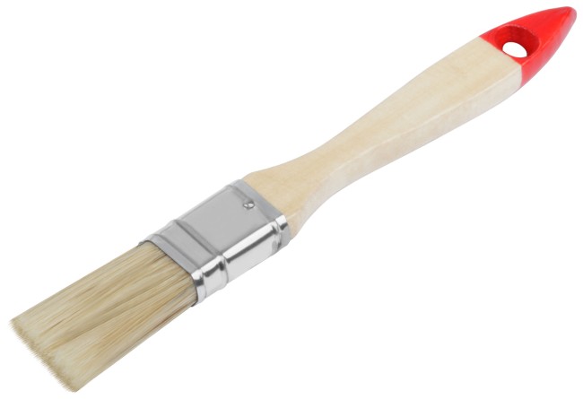 Кисть флейцевая "Оптима", натур. cветлая щетина, деревянная ручка 3/4" (19 мм) Кисть флейцевая "Оптима", натур. cветлая щетина, деревянная ручка 3/4" (19 мм)