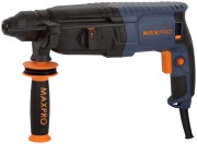 MAX-PRO Перфоратор монтажный 800 Вт; 0-1200об/мин; 2,8Дж; 3 режима; Д/Б/М-30/26/13; 3,2кг; SDS-PLUS; антивибрационная ручка; резиновые вставки; резино MAX-PRO Перфоратор монтажный 800 Вт; 0-1200об/мин; 2,8Дж; 3 режима; Д/Б/М-30/26/13; 3,2кг; SDS-PLUS; антивибрационная ручка; резиновые вставки; резино