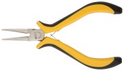 Круглогубцы "мини" Профи, никелированное покрытие, черно-желтые мягкие ручки 125 мм
