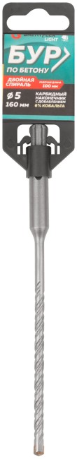 Бур по бетону, SDS-Plus, GreatFlex Light, 5x160 мм