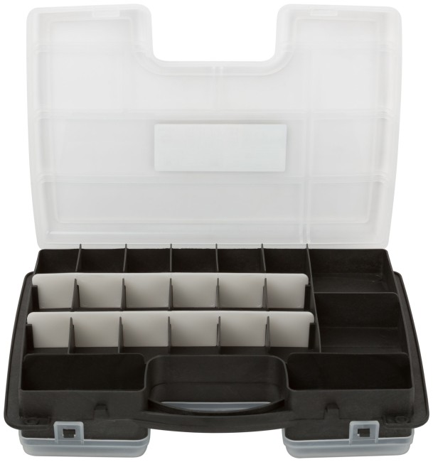 Ящик для крепежа (органайзер) двухсторонний 11,5" ( 295х220х76 мм )