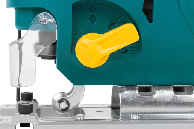 Лобзик 800 Вт; 0-3000 ход/мин; БзП; маятник; 100 мм; лазер; рез. накл.; коробка Лобзик 800 Вт; 0-3000 ход/мин; БзП; маятник; 100 мм; лазер; рез. накл.; коробка