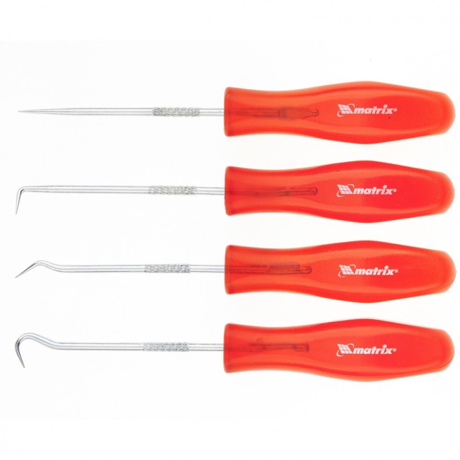 Набор крюков для слесарных работ, 4 шт Matrix Набор крюков для слесарных работ, 4 шт Matrix
