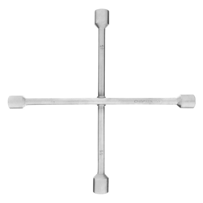 Ключ-крест баллонный, 17 х 19 х 21 х 22 мм, толщина 14 мм Сибртех