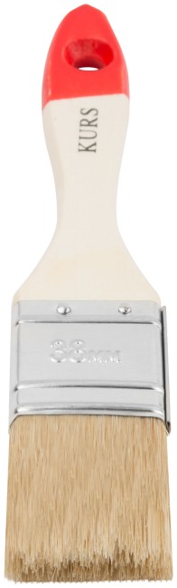 Кисть флейцевая "Оптима", натур. cветлая щетина, деревянная ручка 1,5" (38 мм) Кисть флейцевая "Оптима", натур. cветлая щетина, деревянная ручка 1,5" (38 мм)