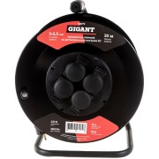 Силовой удлинитель Gigant на металлической катушке КГ 3x2,5 30 м 80079 Силовой удлинитель Gigant на металлической катушке КГ 3x2,5 30 м 80079