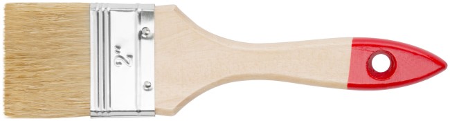 Кисть флейцевая "Оптима", натур. cветлая щетина, деревянная ручка 2" (50 мм) Кисть флейцевая "Оптима", натур. cветлая щетина, деревянная ручка 2" (50 мм)